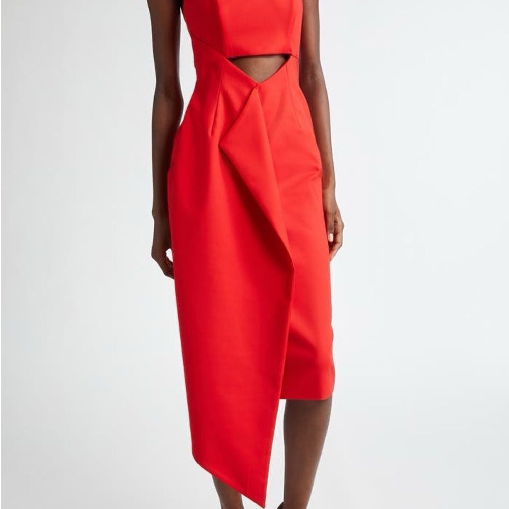 ISRAELLA KOBLA Leta Cutout Strapless Maxi Dress Size 6